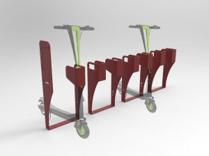 Стойка для велосипедов из листового металла