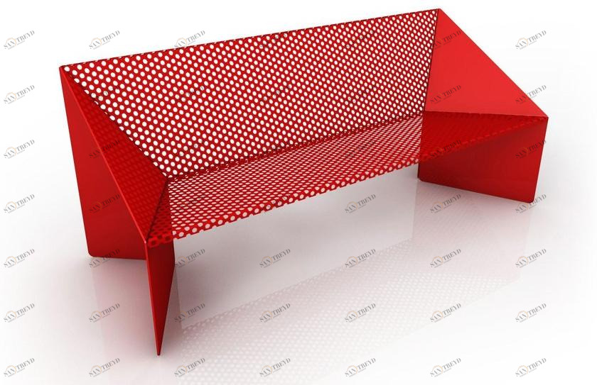 GARDA DESIGN Скамейка из перфорированного листового металла sun-id-1430629