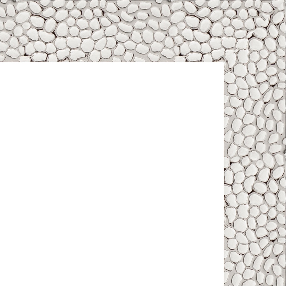 BY 3322 Зеркало в багетной раме - чеканка белая 46 mm EVOFORM Definite - Вид №5