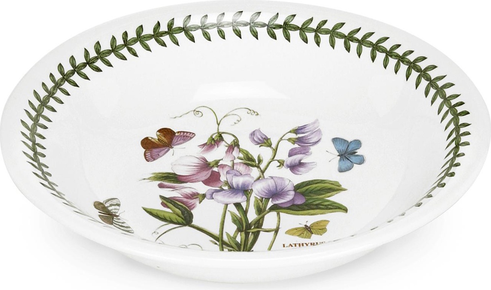 10637548 Portmeirion Блюдо для пасты Portmeirion Ботанический сад.Душистый горошек 25см, фарфор Фарфор 