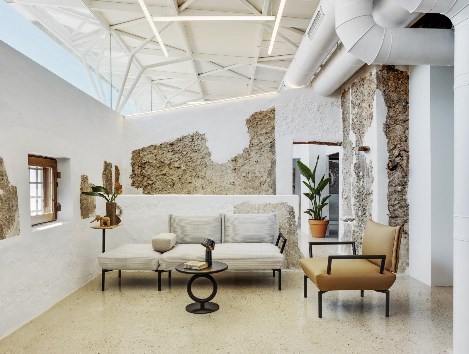 Журнальный столик из стали и МДФ SANCAL ARCH-00115676 - Вид №10