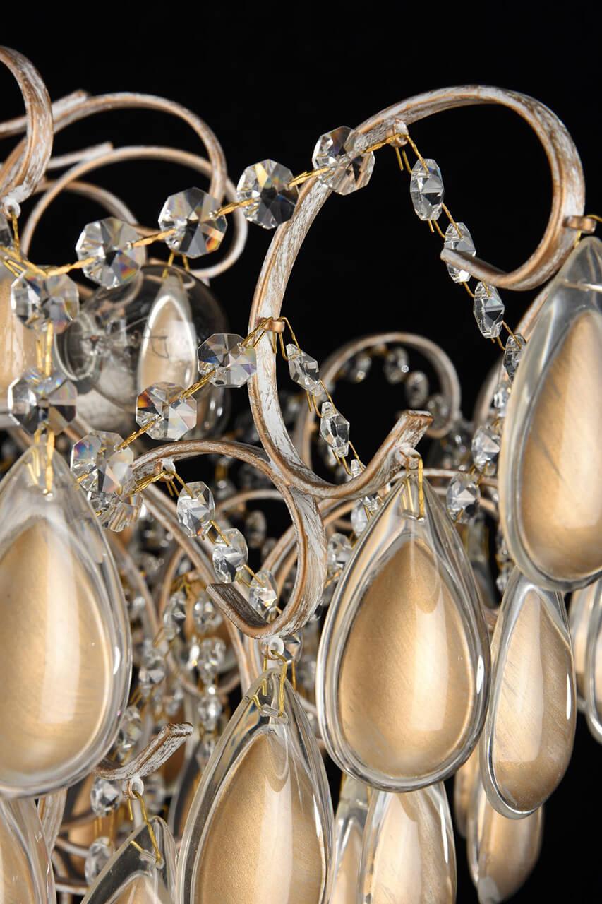 Потолочная люстра Freya Chabrol FR2302-CL-09-WG FREYA ДИЗАЙНЕРСКИЕ, CHABROL 183592 Золотой  - Вид №3