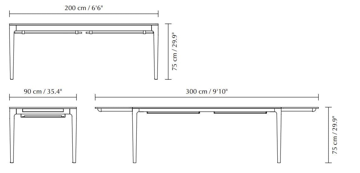 Прямоугольный стол из дерева и Fenix-NTM® с ящиками UMAGE Heart'n'Soul ARCH-00109104 - Вид №7