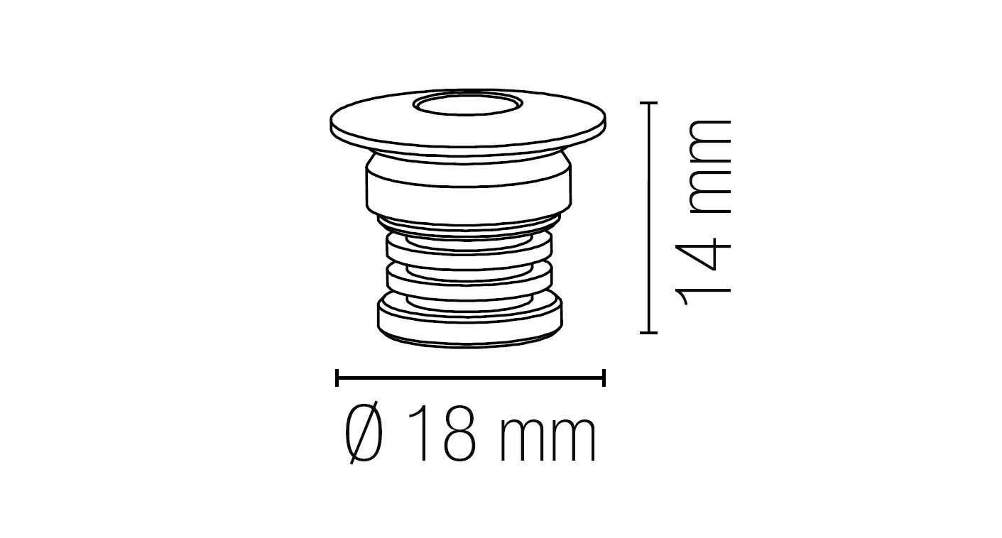 Алюминиевый утопленный круглый прожектор Fan Europe Lighting INTEC ARCH-00060337 - Вид №3