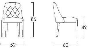Jetclass Стул из ткани Dixon Jdx301  - Вид №1