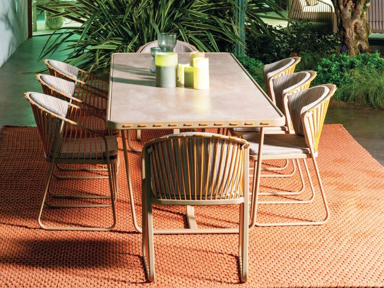 Прямоугольный садовый стол из ламината Coro Sally ARCH-00055397 - Вид №4