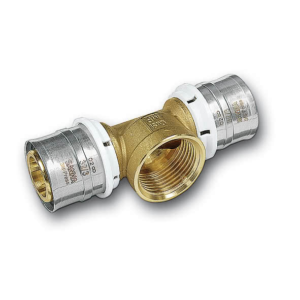 325130G501 25130G - тройник 3fit-Press, без pb, внутренняя резьба Размер: 50x1 SANHA  - Вид №1