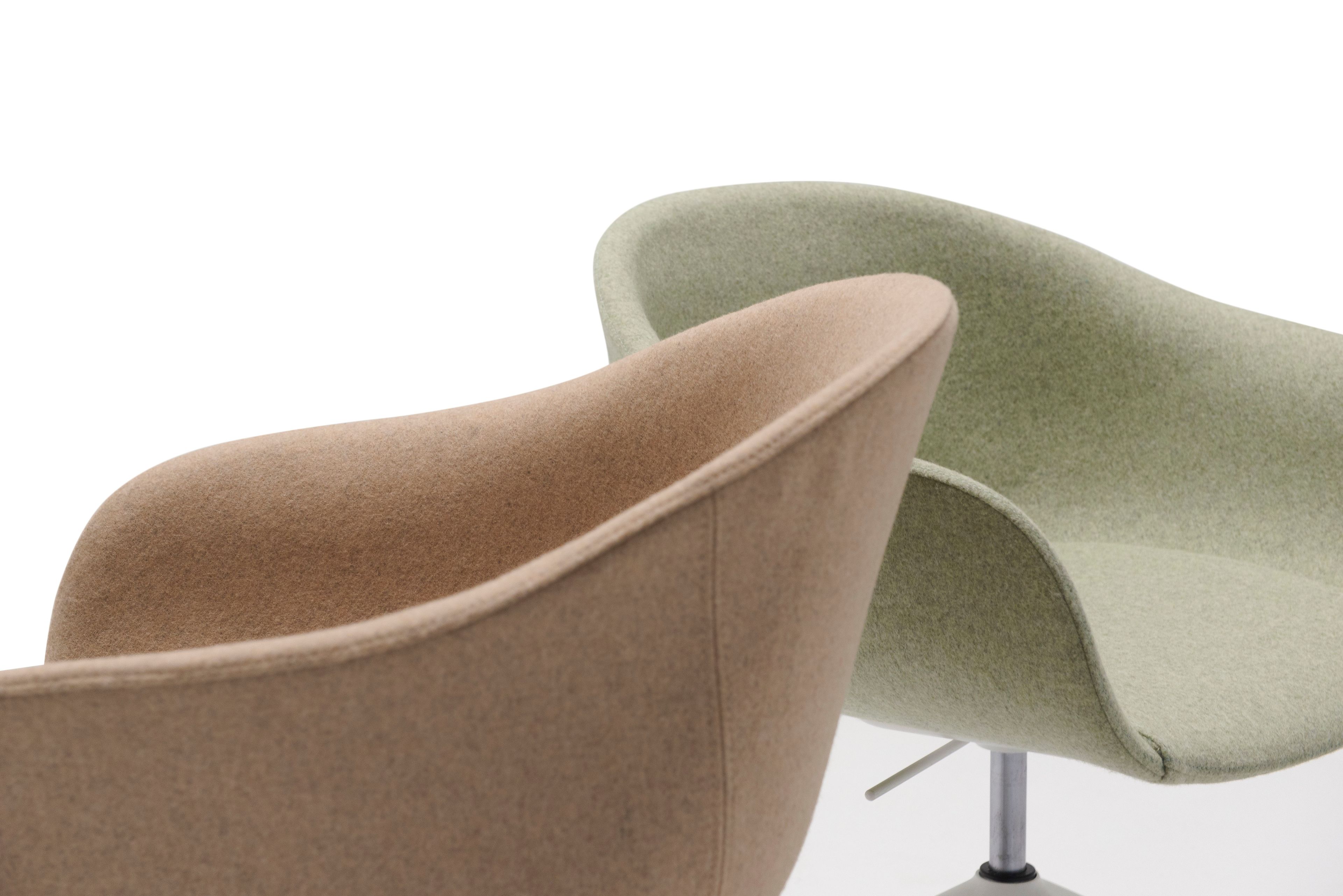 5-спицевое вращающееся офисное кресло с тканевыми колесами Andreu World ARCH-00128874 - Вид №2