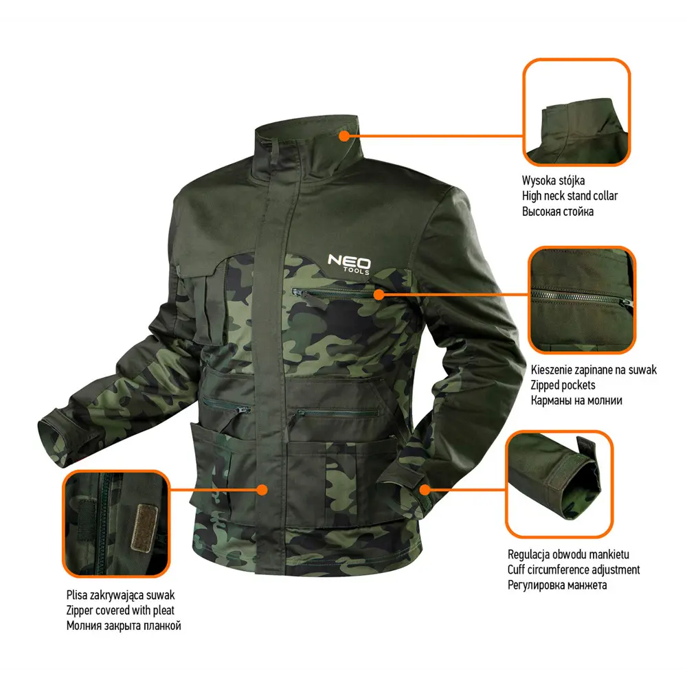 Куртка рабочая Neo Camo цвет камуфляжный размер L/52 рост 176-182 см 82775412 STLM-2098010 Neò - Вид №11