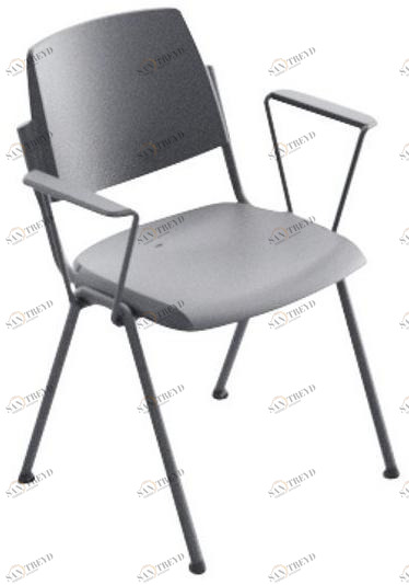 IBEBI Стул штабелируемый с подлокотниками для залов ожидания sun-id-1415195