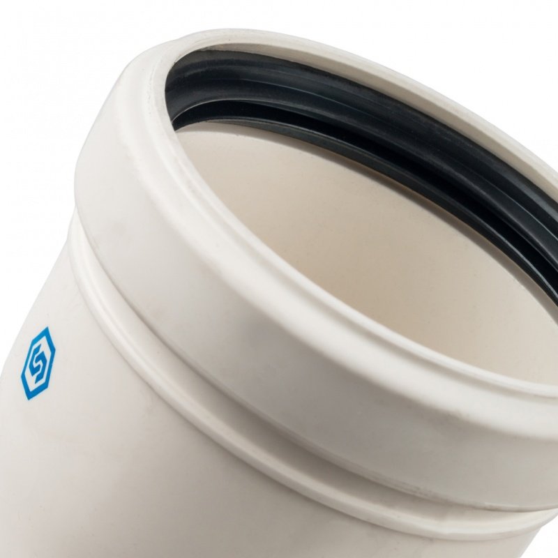 Угол дымохода STOUT DN80 87 градусов для конденсационных котлов SCA8080000090 - Вид №1