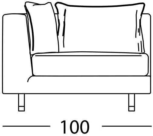 Marac 2-х местный тканевый диван со съемным чехлом sun-id-1432475 - Вид №12