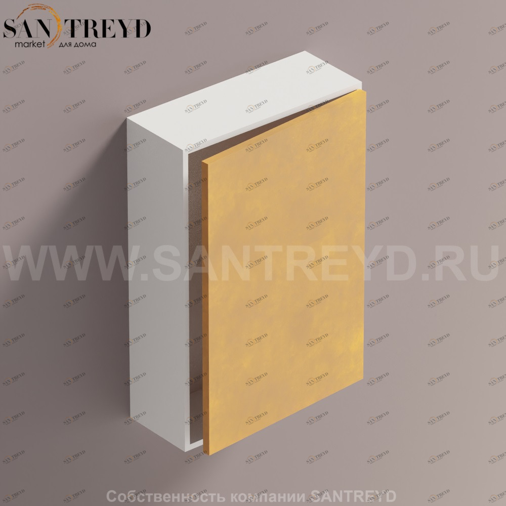 LIFT Модульный шкаф 60 см с правой дверью на доводчиках. Модули могут располагаться горизонтально и вертикально. Отделка: белая краска и натуральная кожа. AMOB051NALZDX Agape