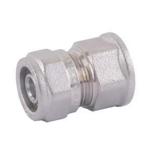 HLV-114302.№.05 Соединитель обжимной HLV c переходом на внутреннюю резьбу