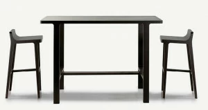 ALKI Прямоугольный высокий стол из дуба Emea