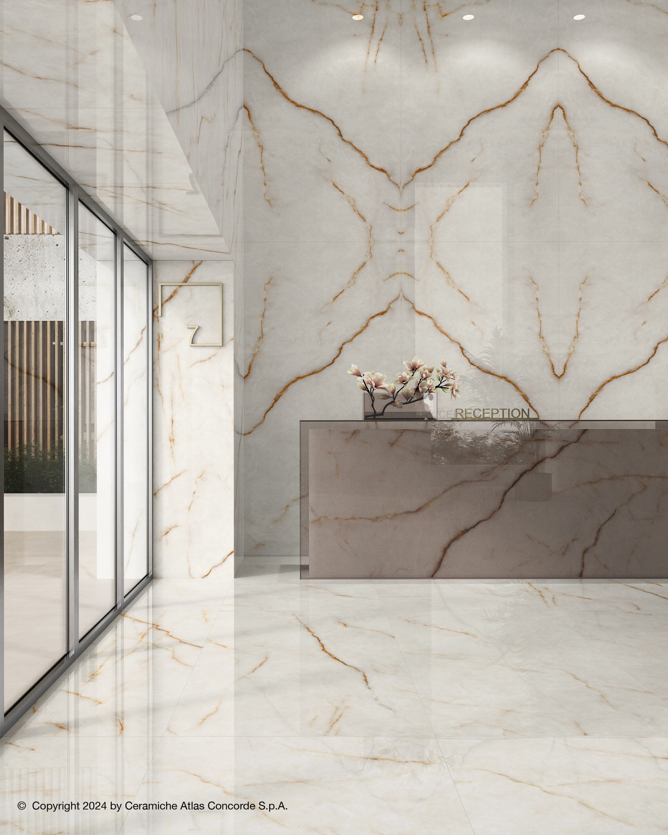 Керамогранит с мраморным эффектом Atlas Concorde Marvel Diva ARCH-00066015 - Вид №20