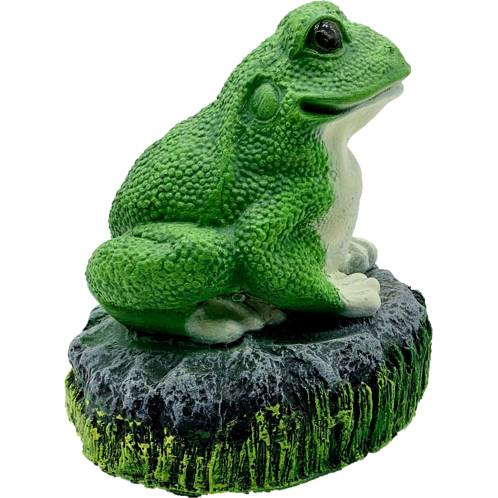 82558137 Садовая фигура «Лягушка на камне» высота 22 см Santreyd  - Вид №1