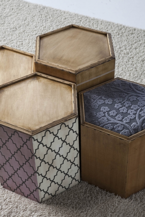 079054 Столик 3 Lola Glamour hexagonal Santreyd - Вид №2