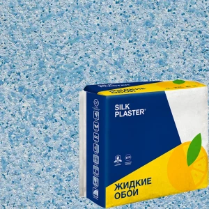 Жидкие обои Silk Plaster Absolute А422 1.3 кг цвет голубой 82736052 STLM-2051438