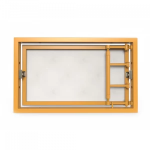 Ревизионный люк под плитку, распашной с регулировкой на присоске 600Х300