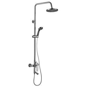 Душевая система Rossinka Silvermix S35-46 со смесителем 3 режима цвет хром 85498774 STLM-2089085