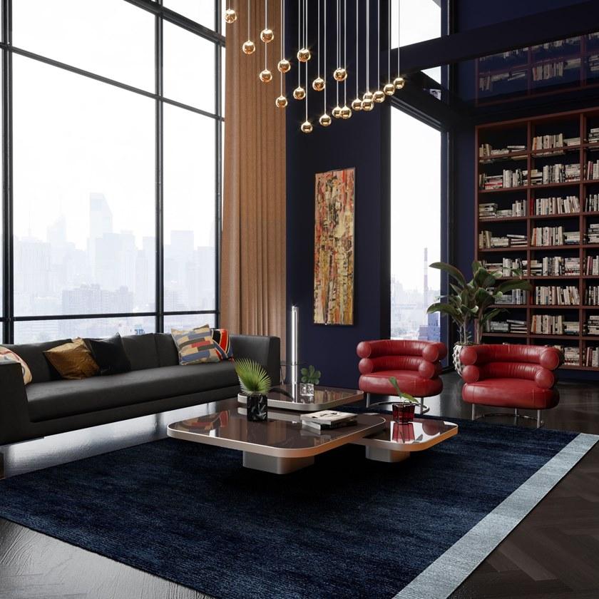 Tapis Rouge Прямоугольный коврик ручной работы Color block Tr1631hc - Вид №3