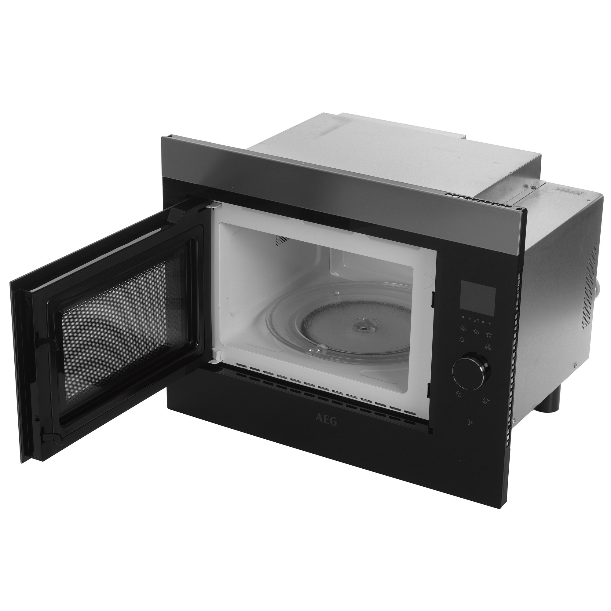 9155266 Встраиваемая микроволновая печь AEG MBE2658SEM черный STDN-0068590 - Вид №4