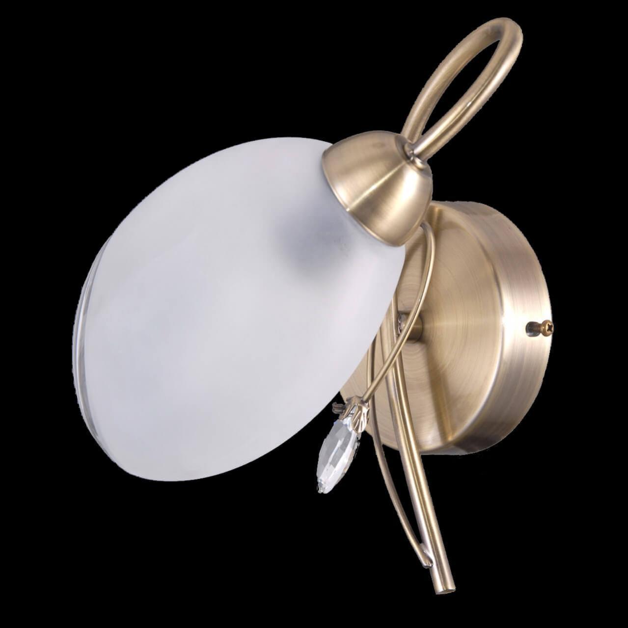 Бра со стеклянным плафоном белое "Моника" 372023901 MW-LIGHT МОНИКА 00-3930262 Белый;золото - Вид №1