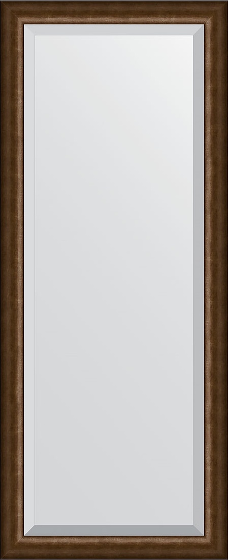 BY 1188 Зеркало с фацетом в багетной раме - состаренная бронза 66 mm EVOFORM Exclusive