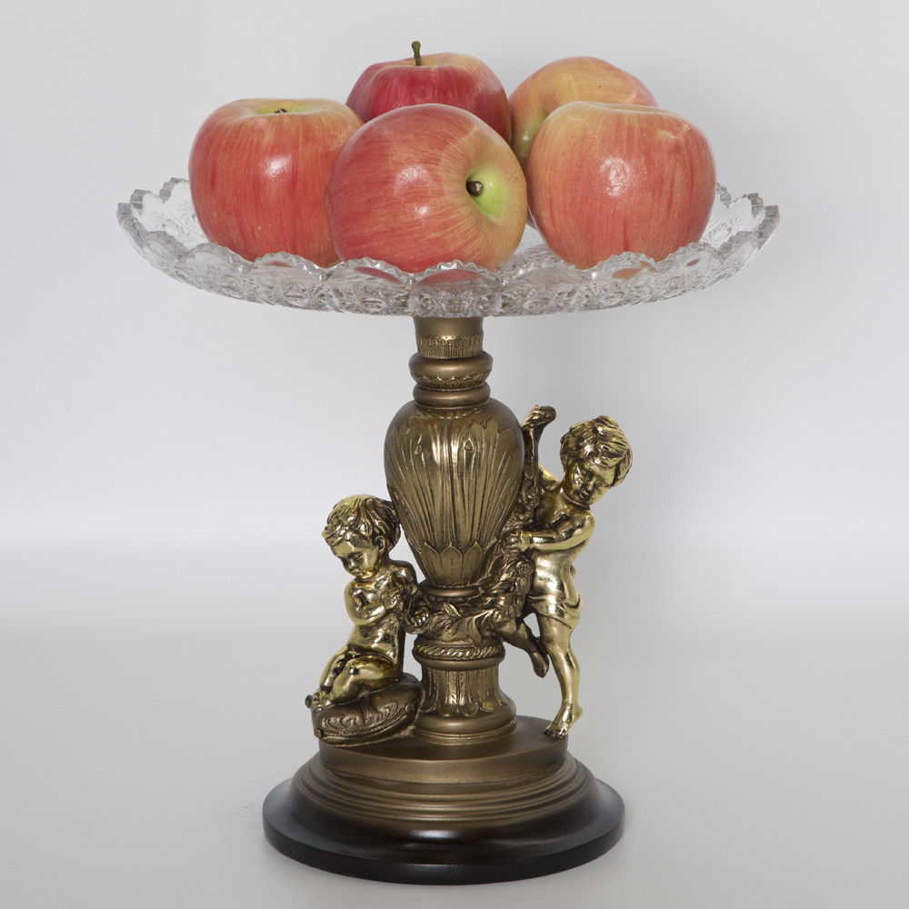 52093 Фруктовница-конфетница Путти - 7 Бронза BOGACHO 4627179657161 - Вид №1