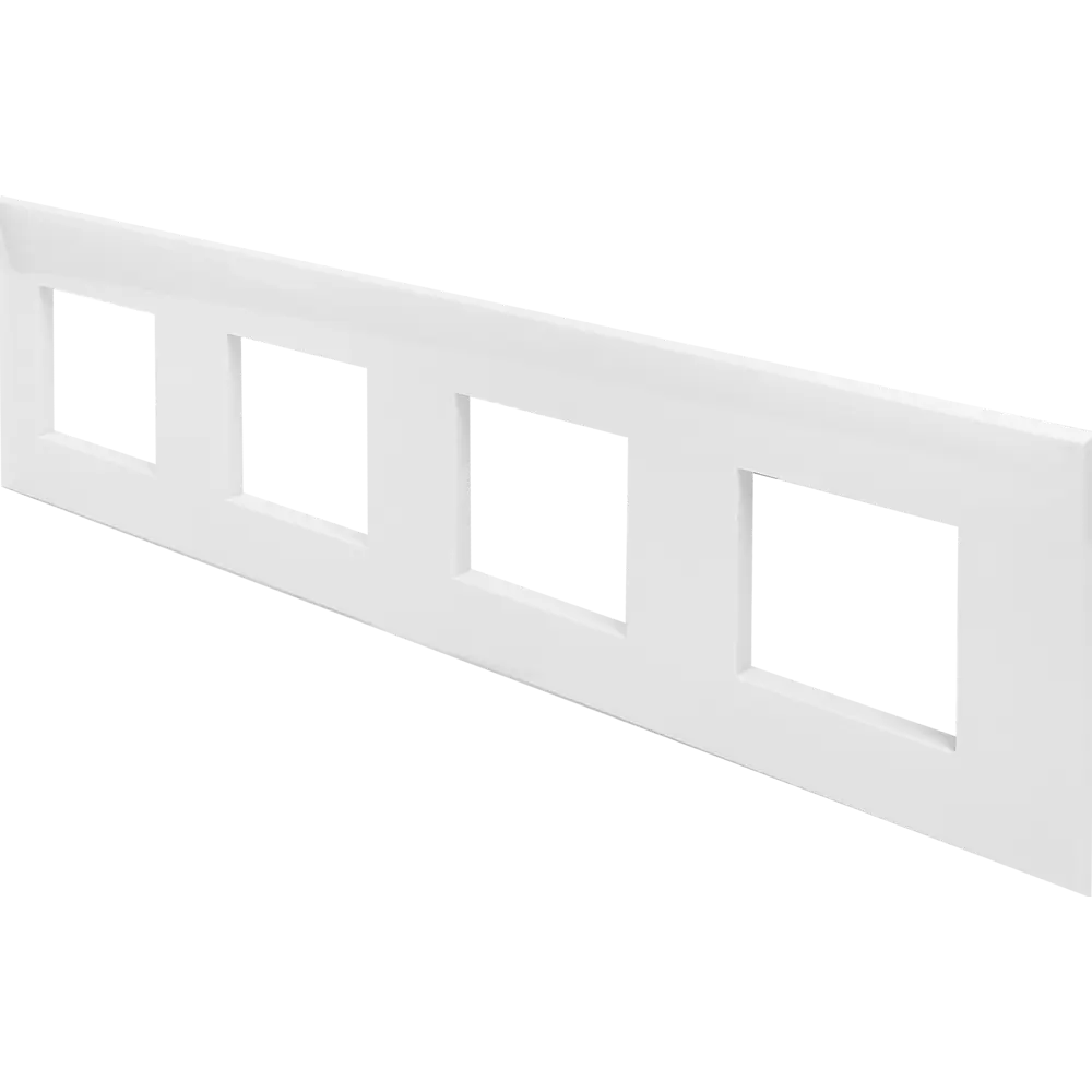 Рамка для розеток и выключателей DKC Avanti 4 поста цвет белое облако STLM-2008290 - Вид №1