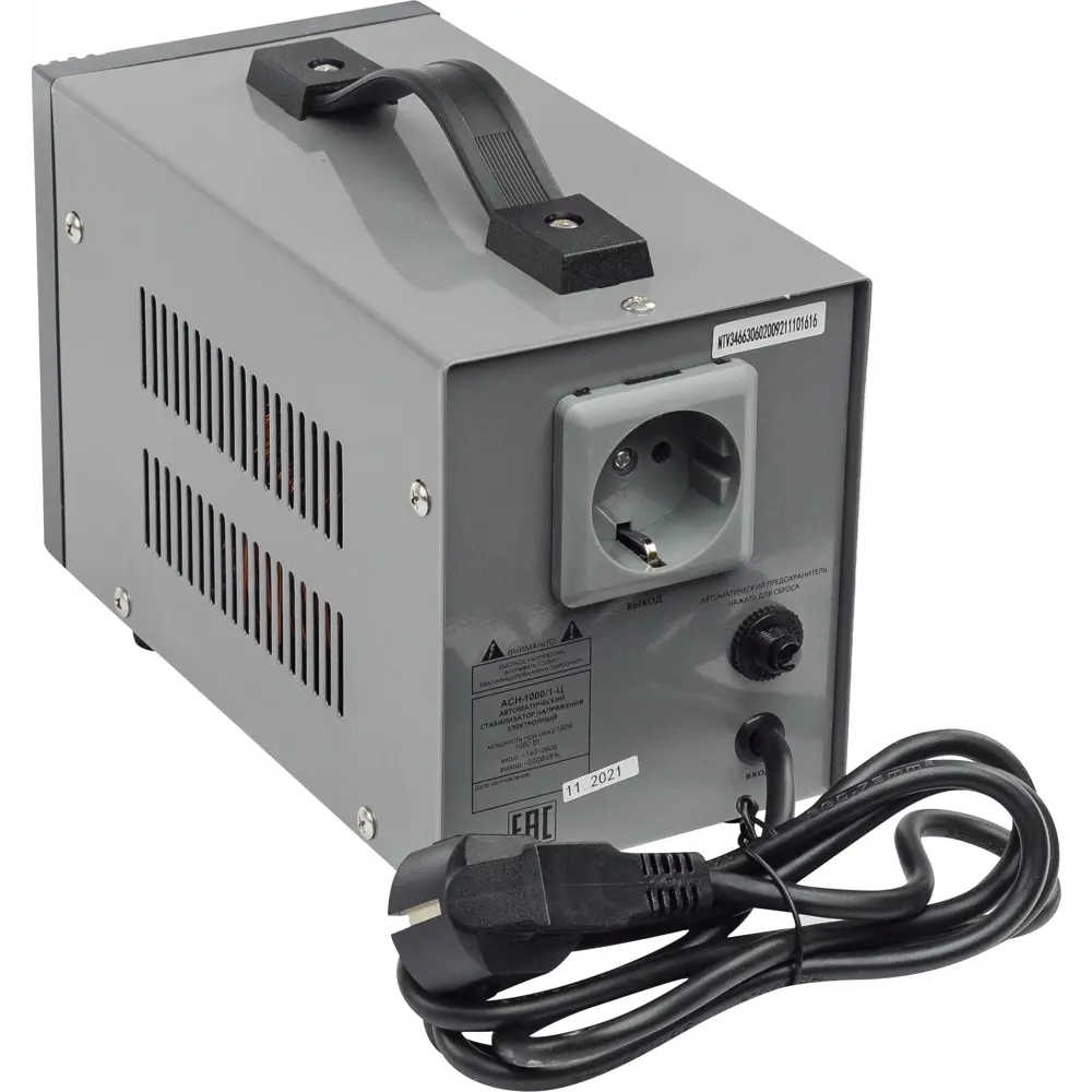 Стабилизатор напряжения Ресанта АСН- 1 000/1-Ц 1 кВт STLM-2155746 - Вид №6