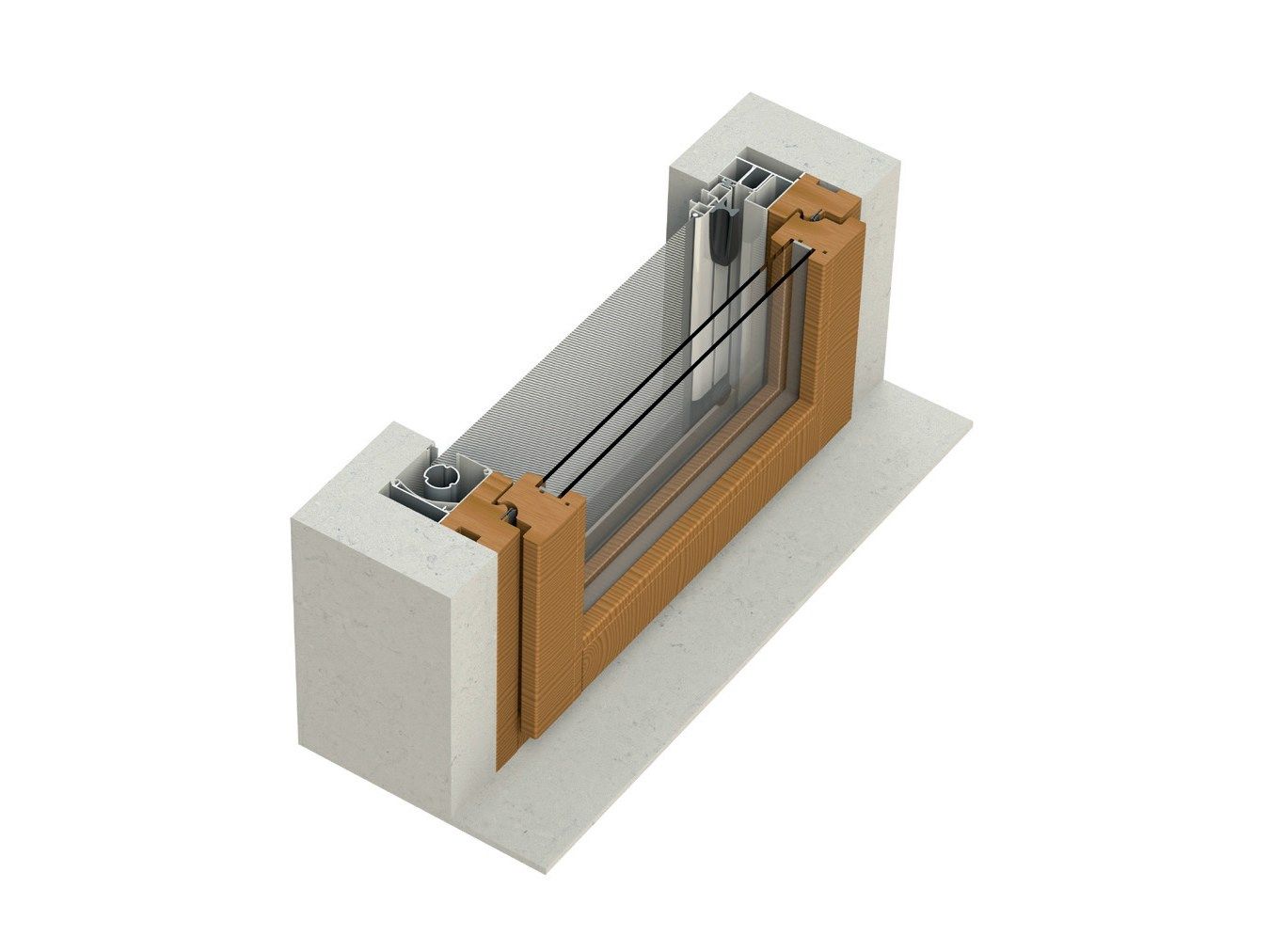 Боковая встраиваемая москитная сетка Mv Line Zanzariere - Incasso Laterale ARCH-00115485 - Вид №1