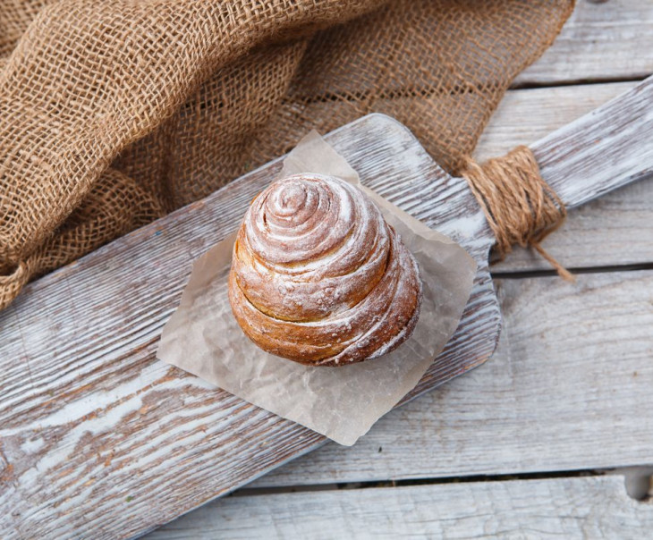 2454 Вегетарианская булочка с корицей Вкусляндия  - Вид №1