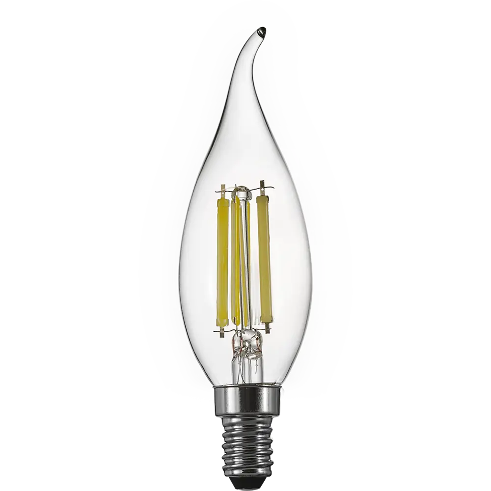 Лампа светодиодная Osram BA E14 220/240 В 6 Вт свеча 806 лм холодный белый свет 85306989 STLM-2095399  - Вид №1