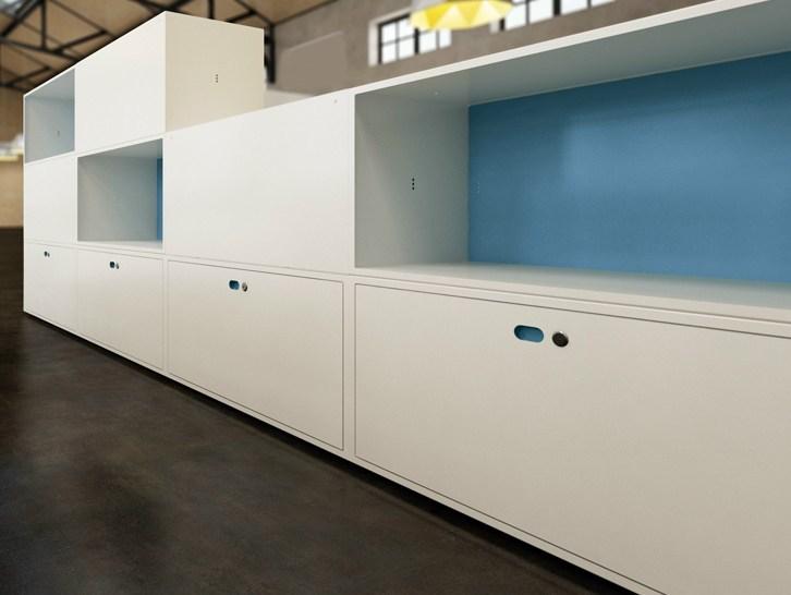 Dieffebi Металлический модульный шкаф для хранения вещей с замком Dotbox sun-id-1382832 - Вид №11