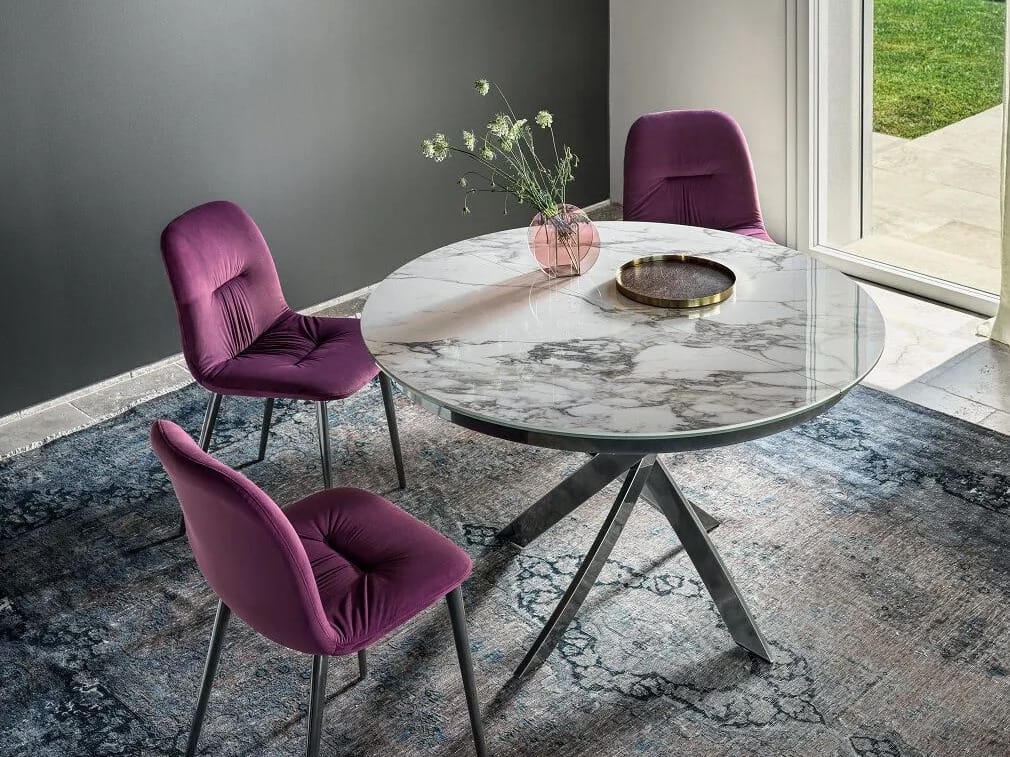 Круглый мраморный стол Bontempi Casa BARONE ARCH-00052845 - Вид №2