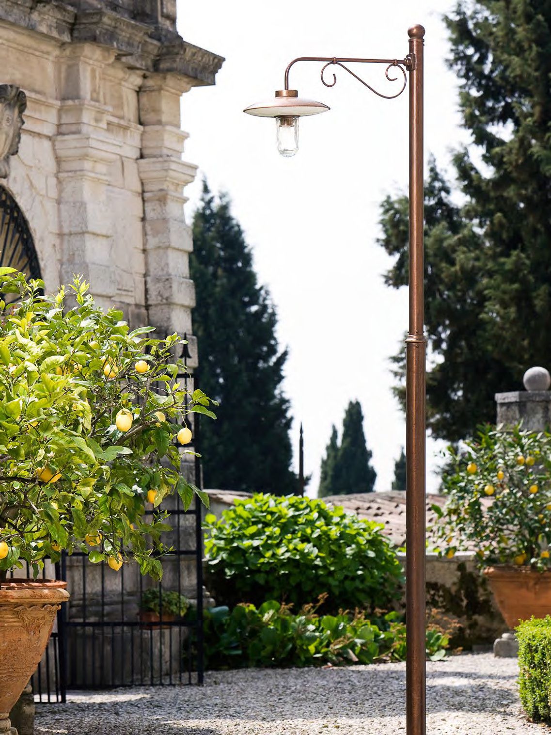 Металлический садовый уличный фонарь Aldo Bernardi Король Лир ARCH-00030452 - Вид №1