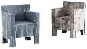 Chaarme Letti Кресло из ткани с подлокотниками Aura