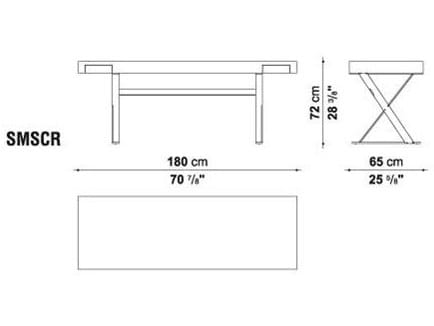 Стол из массива дерева Maxalto Макс ARCH-00016938 - Вид №2