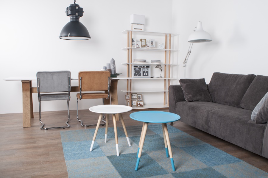 Стул Ridge Kink Rib серый Zuiver 1100059 - Вид №2