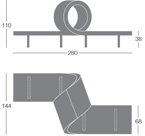 Segis Модульная скамья Longway Ih74  - Вид №5