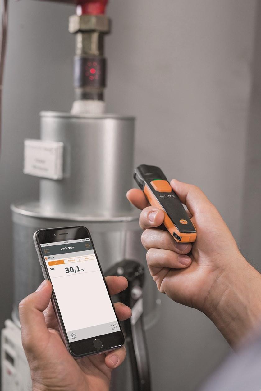 Testo Инфракрасный термометр Bluetooth Smart probes 0560 1805  - Вид №4