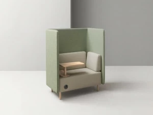 Martex Кресло из ткани с высокой спинкой Nucleo