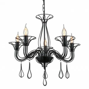 Подвесная люстра Omnilux Saronno OML-92403-05 OMNILUX SARONNO 279757 Черный