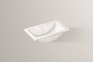 2201000400 Встраиваемая раковина, eb.r585, белая, для простого ухода Alape серия R