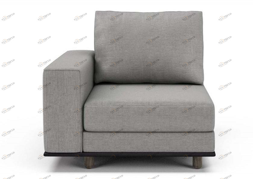 Huppé Угловое кресло из ткани с подлокотниками Edition L1102l/r HUPPE