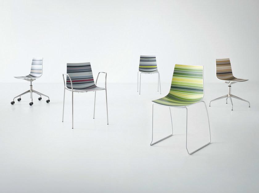 GABER Вращающееся кресло из технополимера с 4-мя спицами Colorfive sun-id-1390533 - Вид №1