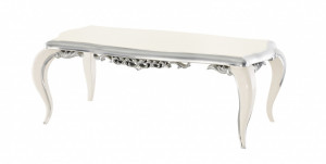 001587 Журнальный стол черный с белым Jetclass Capri