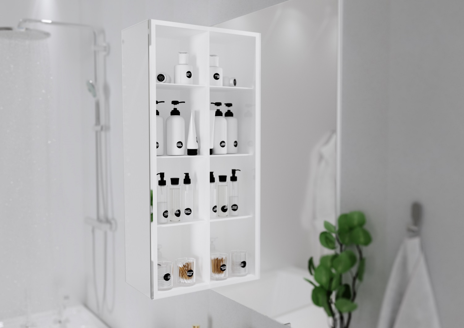 У79533 Пенал Cube 25П Белый глянец 1 Marka CUBE - Вид №4